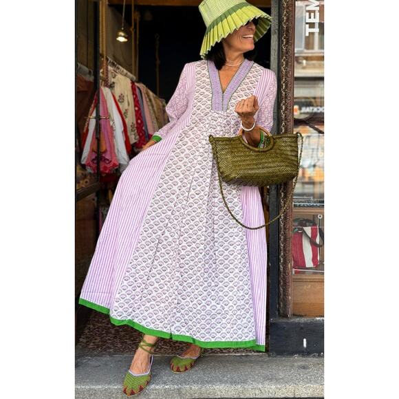 Dress More with Less The Kalhi Cotton Dress Kaftan OSFM - Picture 13 of 14